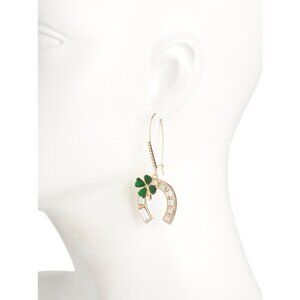 Betsey Johnson Lucky Horseshoe Earrings